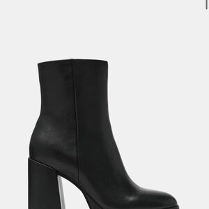 Steve Madden Black Ankle Booties